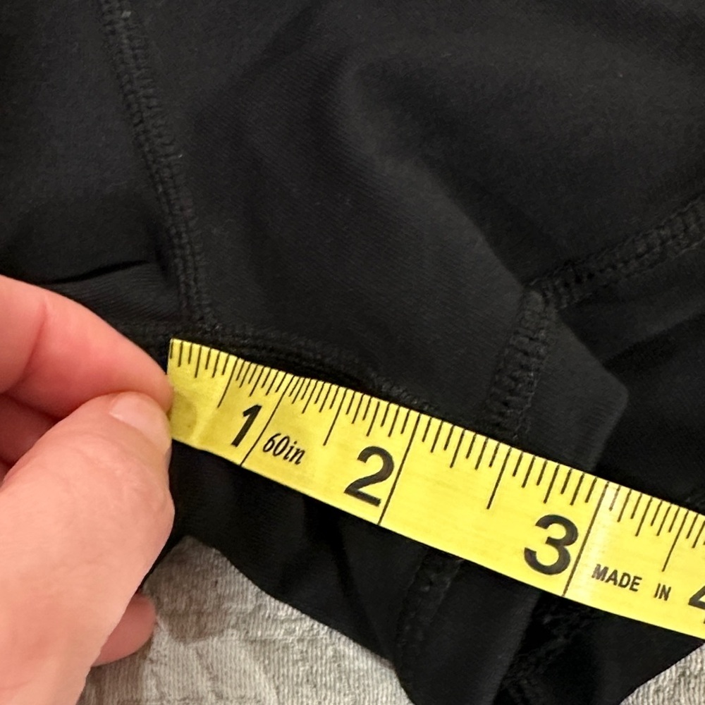 Born Primitive Women's Classic Black Booty Athletic Shorts 3” inseam - Picture 6 of 9